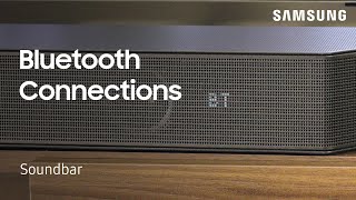 Soundbar Bluetooth Connections  Samsung US [upl. by Itsirhc]