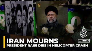 Iran mourns after Raisi dies in helicopter crash VP named acting president [upl. by Elleraj283]