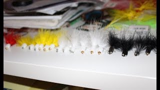 PÊCHE MOUCHE montage streamer marabou truite perche chevesne carpe [upl. by Denzil736]