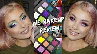 We Makeup  Review Swatches amp 2 Looks [upl. by Atinauq501]