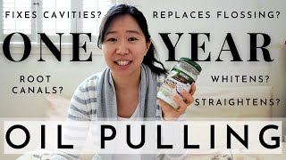 I tried Oil Pulling for a YEAR  how my teeth changed [upl. by Fried357]