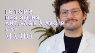 Les conseils d’expert du Docteur Chalhoub  Top 3 des soins antiâge [upl. by Erodisi736]