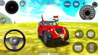 Dollar Song Modified 😈 Mahindra yellow Thar  Indian Car Simulator 3D  Car Game 3D [upl. by Nospmis]