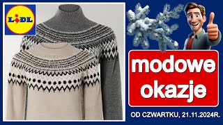 𝐋𝐈𝐃𝐋 🎄🎄 😃 Nowa Oferta od Czwartku 21112024  Modowe Okazje [upl. by Zamir]