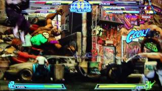 MvC3 Horrendous Lag Online Casuals pt30 [upl. by Also]