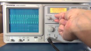 Intro Review and Tutorial of Analog Oscilloscopes Pt 1  GW Instek GOS630FC [upl. by Smalley141]