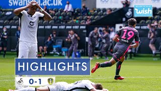 Highlights Swansea City 01 Leeds United  201920 EFL Championship [upl. by Parrnell413]