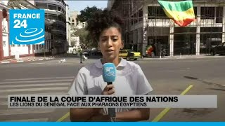 CAN2022  Au Sénégal tout un pays derrière son équipe avant la finale face à lÉgypte [upl. by Sherborne]