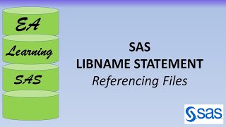 SAS LIBNAME statement [upl. by Nana]