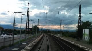 HD720cam  Führerstandsmitfahrt  Herbolzheim  Baustelle Riegel  Denzlingen [upl. by Warrenne]