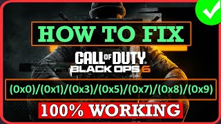 Fix Black Ops 6 Error Code 0x0 0x1 0x3 0x5 0x7 0x8 0x9 on Xbox App  blackops6 [upl. by Aicitel]