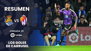 ¡Cyle Larin vuelve a darle la victoria al Pucela  Resumen del Real Sociedad 01 Real Valladolid [upl. by Nosrej]