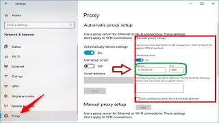 How To Setup amp Manage Proxy Server Settings in Windows 10  PROXY SERVER Settings in Google Chrome [upl. by Akemed]