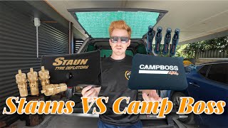 Tyre Deflation Camp boss VS Stauns Which is better [upl. by Viddah]