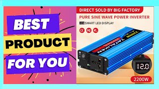 Pure Sine Wave Inverter 1000W4000W DC 12V24V to AC 220V 50hz Power Inverter [upl. by Ttirb]