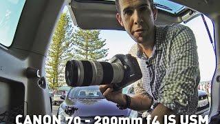 Canon 70  200mm f4 IS USM Review with Samples  Surf Photography [upl. by Tema]