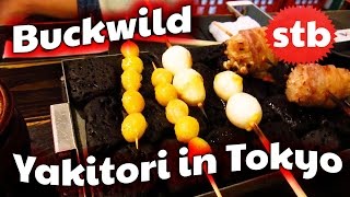 Yakitori in Tokyo Japanese Food Tour ★ SoloTravelBlog [upl. by Backer699]