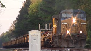 CSX 49 leads CSX W01927 in Walthourville GA 4521 [upl. by Lawrenson]