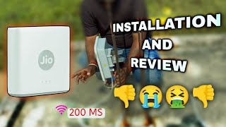 Jio air Fiber installation and review 🥲 Diwali offer ka fayada kaise uthaye 😍 [upl. by Dickinson]