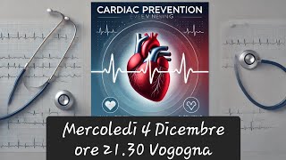 Evento prevenzione cardiaca Mercoledì 4 Dicembre 🫀🩺 [upl. by Ailemak]