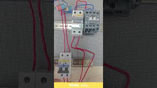 How to Connect Two Power Sources with EK63 63A 2P Changeover Switch and AC Contactor [upl. by Naquin]