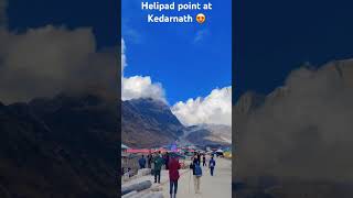 Helipad view at Kedarnath 💕 [upl. by Evy]