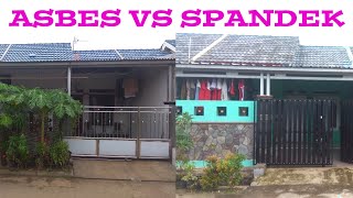 ASBES VS SPANDEK PILIH MANA UNTUK TERAS RUMAH MINIMALIS [upl. by Rosenkranz]