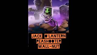 JACK OLANTERN PEASHOOTER AND WALLNUT PLANTS VS ZOMBIES SPEEDRUN [upl. by Ael]