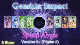 Genshin Impact  Spiral Abyss Floor 12 51 Phase 2 [upl. by Iddet799]