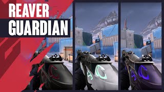 Reaver Guardian Skin Showcase 4K  Valorant Reaver Skins [upl. by Nadnarb]