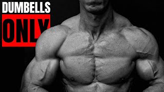 How to Build quotPERFECTquot Shoulders DUMBBELLS ONLY [upl. by Rebme]