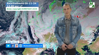 Weerbericht na dit weekend toenemende wisselvalligheid én meer wind een tijdelijke weersomslag [upl. by Ennylcaj]