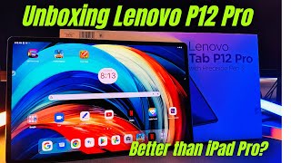 Lenovo P12 Pro  Unboxing and Review [upl. by Johanna703]