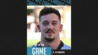 Cardiff v Bridgend  Try Of The Game Winner [upl. by Ajad]