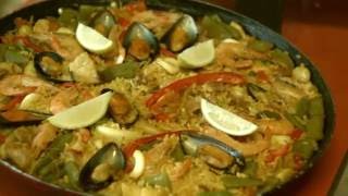 paella mixta  how we cooked paella receta facil [upl. by Draw652]