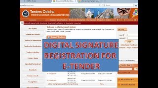 HOW TO ENROLL REGISTER DIGITAL SIGNATURE DSC FOR ETENDER [upl. by Tisbee]