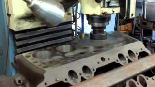 Flathead Ford Resleeve Resurface and Power Slot Machining on the DPM3 CNC [upl. by Nedarb314]