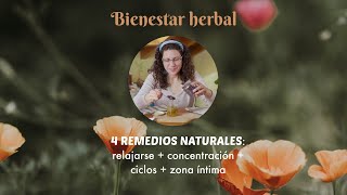 Bienestar herbal con Virginia Ceballos y 4 remedios naturales [upl. by Aziul]