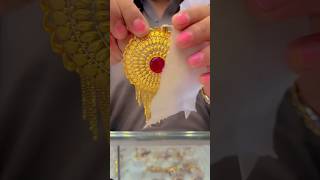 New design gold pendant necklace 22kt gold jewellery latestdesign 2024design tanishq pendent [upl. by Morril]