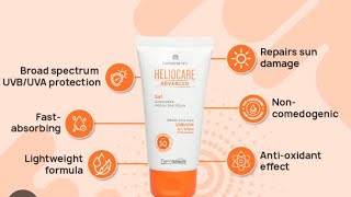 heliocare advance sunscreen review in tamilTinted sunscreen no makeup look🫠 [upl. by Anyt]