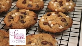 S’more Chocolate Chip Cookies  I Heart Recipes [upl. by Ennad]