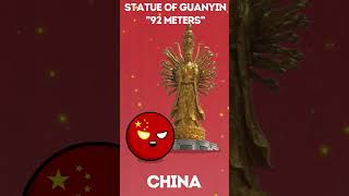 The Largest Statues Of The Countries 💀 countryballs [upl. by Gatian]