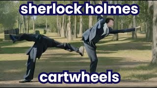 Sherlock Holmes tries to do cartwheels  an AI generated video [upl. by Elena]