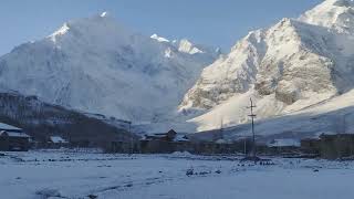 Frist snow fall on 12 november 2024 in suru valley Ansari medias [upl. by Eninotna230]