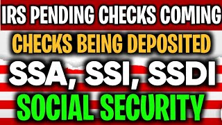 IRS PENDING STIMULUS CHECKS BEING DEPOSITED FOR SSA SSI amp SSDI RECIPIENTS VERY SOON [upl. by Daven589]