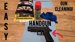 How To Clean A HandGun The EASIEST Way [upl. by Salina942]