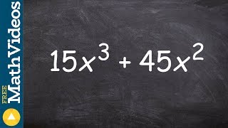 Learn how to factor out the GCF from a binomial [upl. by Creedon]