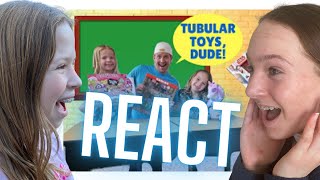 Toy School REACT w Addy amp Maya  Tic Tac Toy [upl. by Dame741]