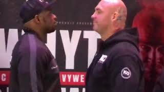 Dillian Whyte vs Lucas Browne  FACE OFF [upl. by Gee]