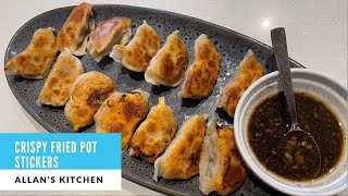 Crispy Pot Stickers Guo Tie 锅贴 with Lamb and Onion [upl. by Miof Mela]